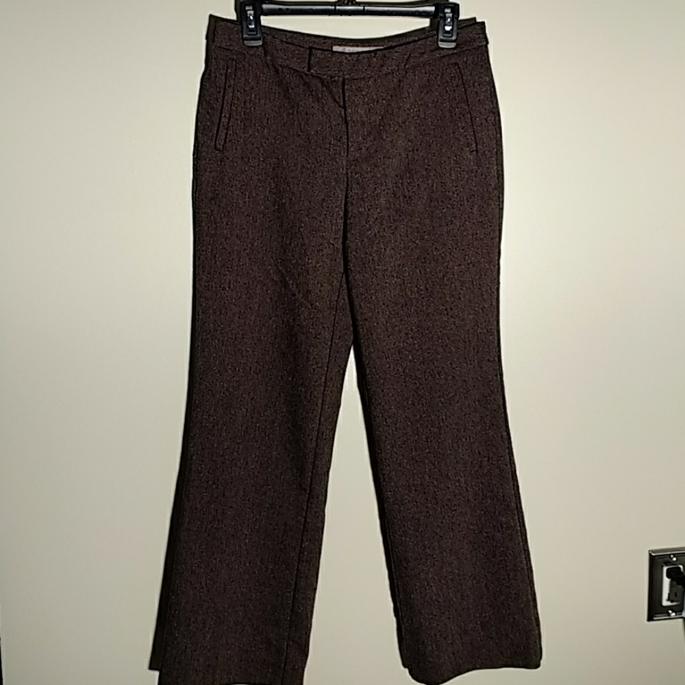 Brown shimmer dress pants - Size 6